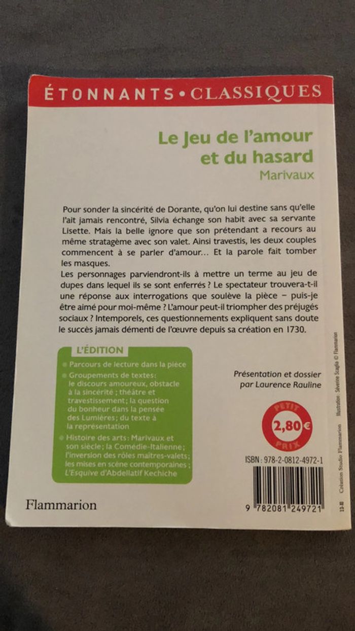 Le jeu de l’amour et du hasard - photo numéro 2