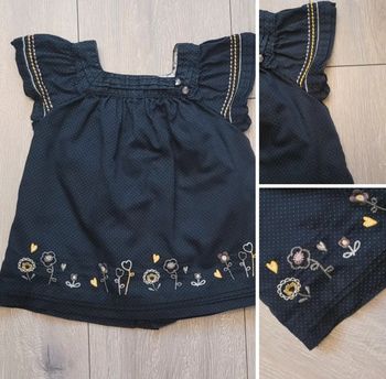 Magnifique tunique/robe. Fille 3 mois. Marque Sergent Major