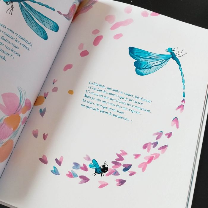 Livre édition saltimbanques la libellule qui pète et la mouche qui pue - photo numéro 3