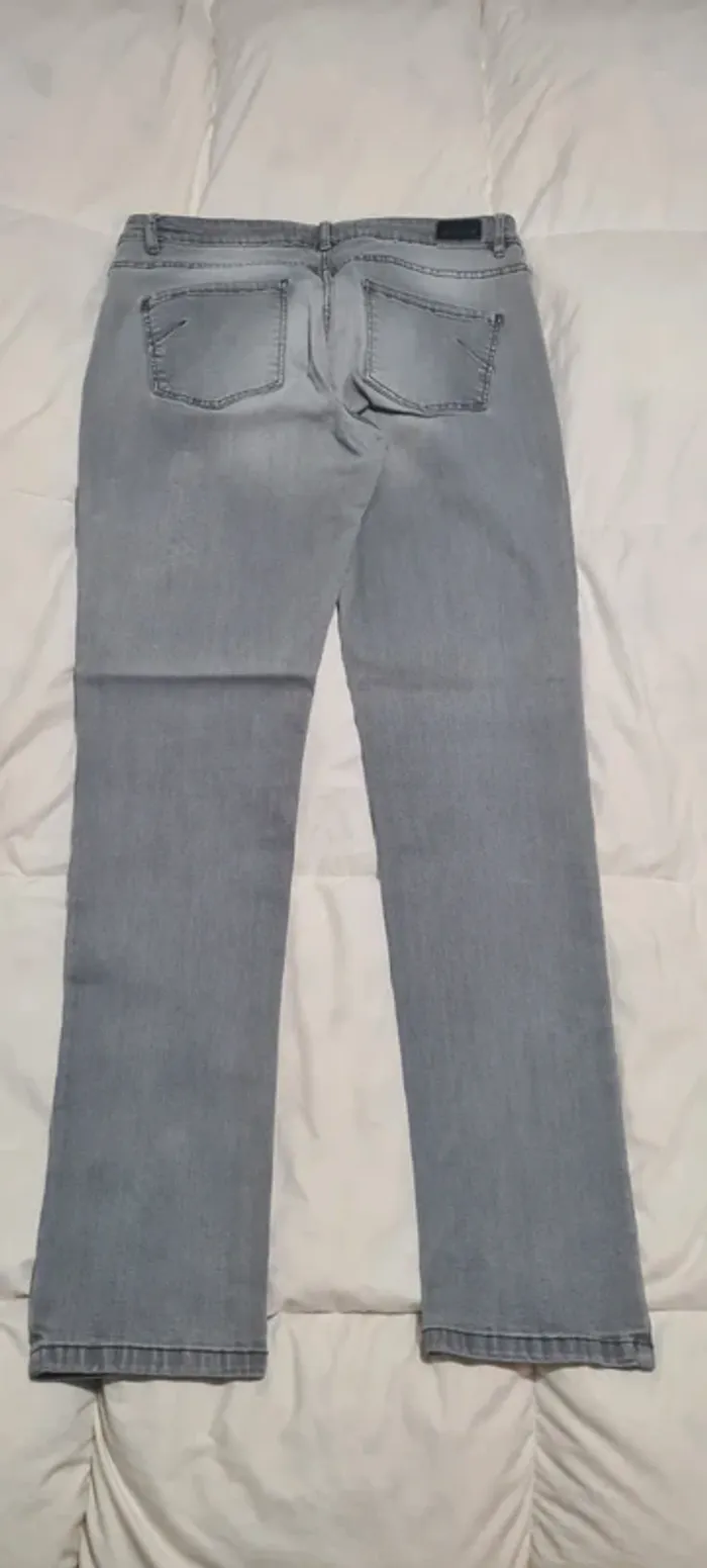 Jean skinny gris IKKS - photo numéro 8