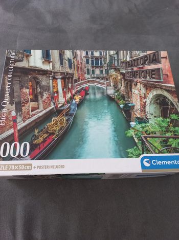 Puzzle 1000 pièces clementoni venise