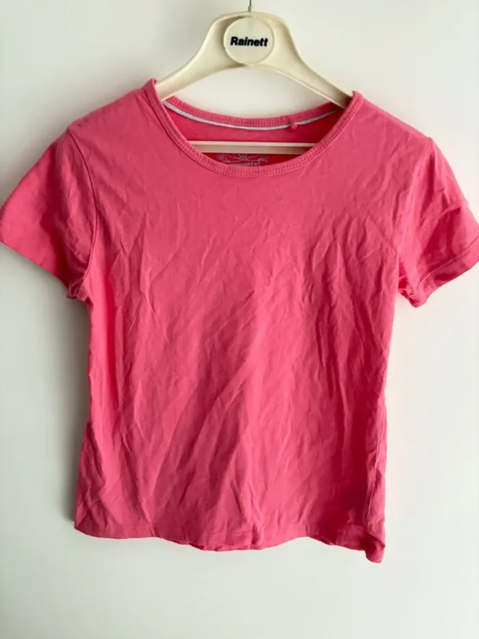 Tee shirt fille 10-12 ans fushia