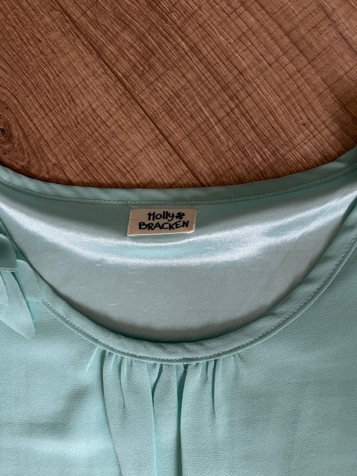 Robe verte à manches courtes Molly Bracken taille unique jamais portée - photo numéro 9