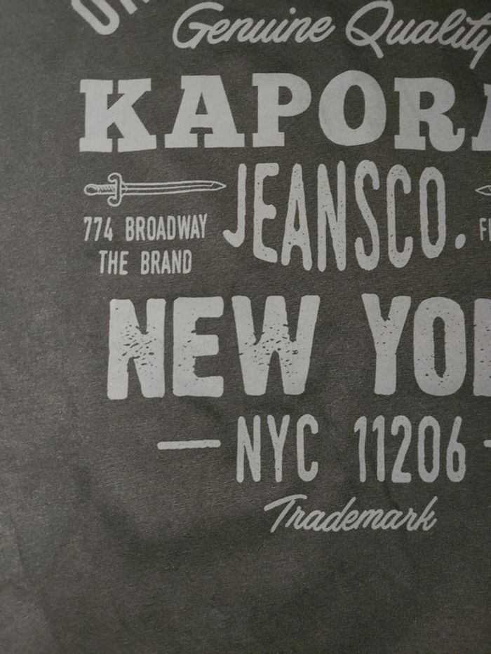 Tee-shirt à capuche Kaporal /14 ans - photo numéro 3