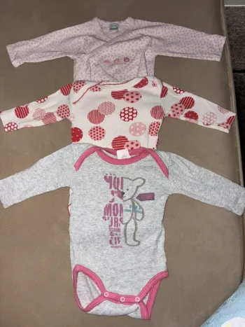 Lot de 3 bodies absorba