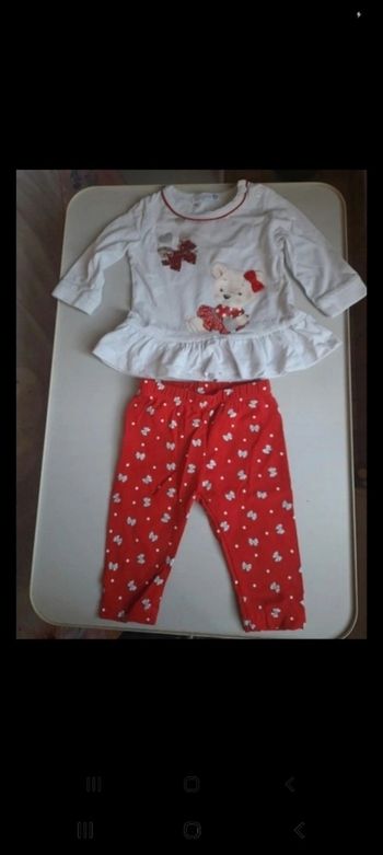 Ensemble haut + pantalon fille 