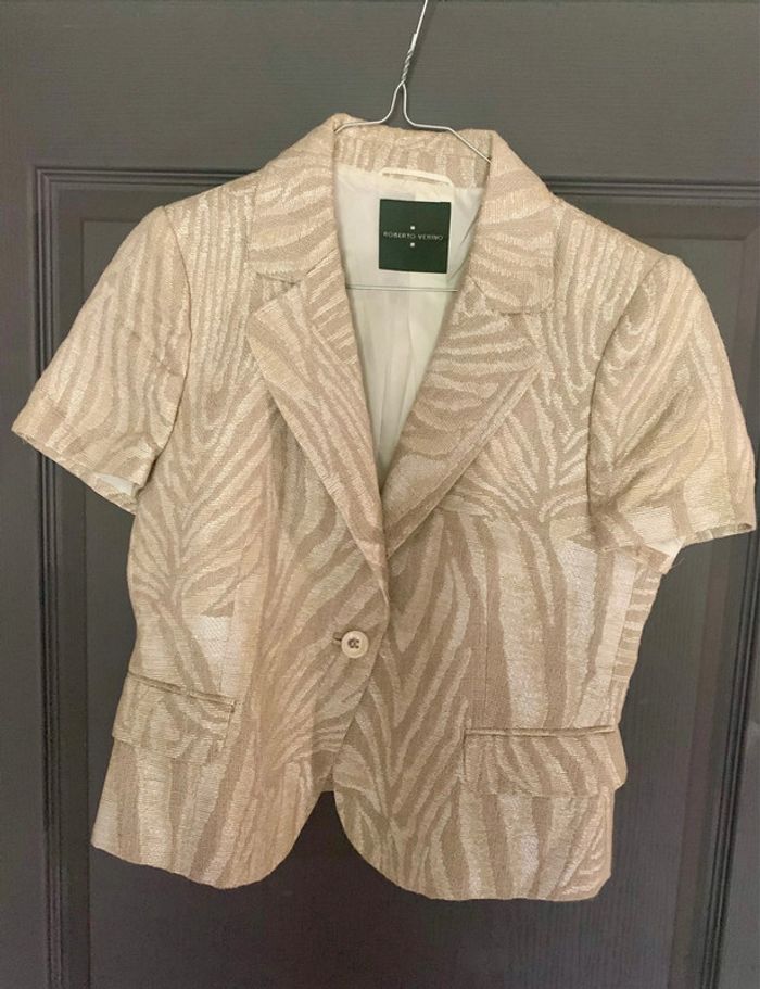 Veste courte Roberto Verino - Taille M - photo numéro 3