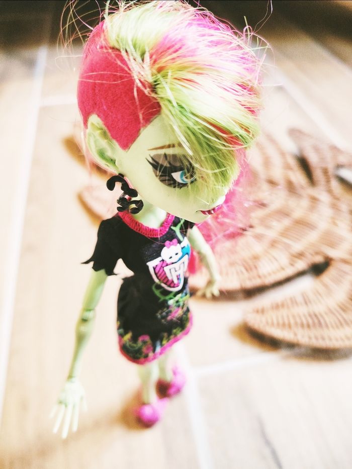 🦇 Poupée doll Monster High Venus Mc Flytrip ghoul's spirit pom-pom marque Mattel - photo numéro 4