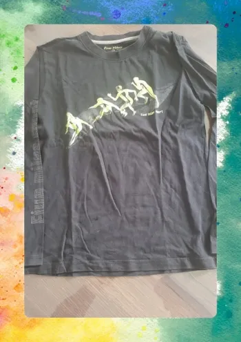 T-shirt Five Miles  Évolution de la Course à Pied  Taille 12 ans