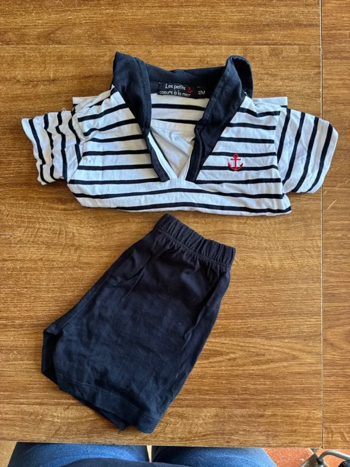 Ensemble marin garçon