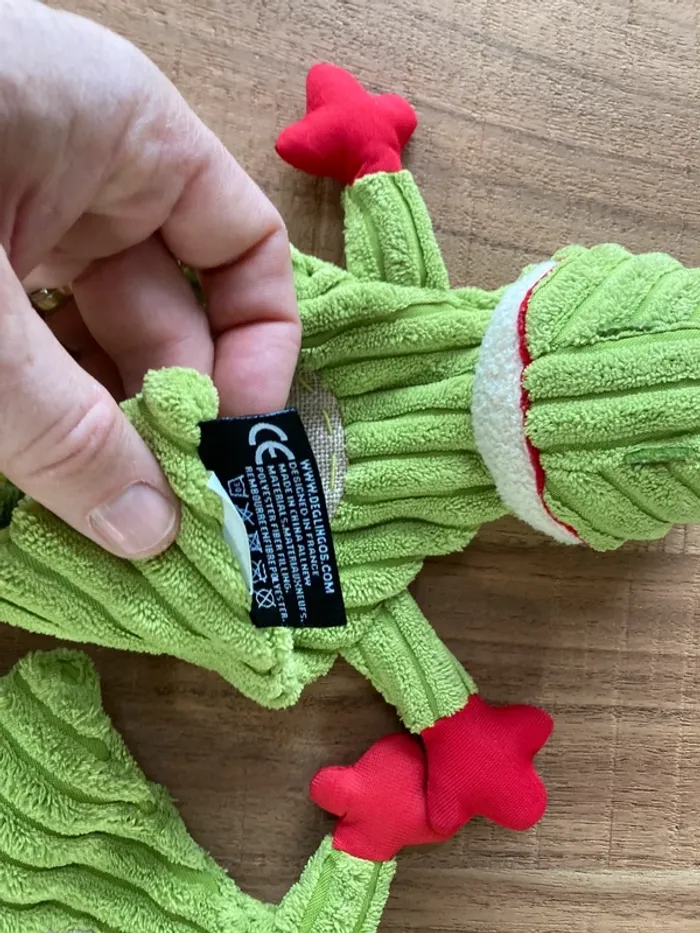 Doudou « Deglingos » grenouille en double !