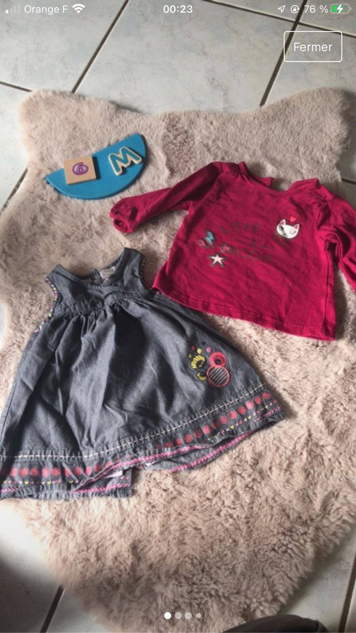 Lot robes fille 6mois - photo numéro 4