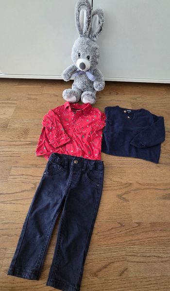 Ensemble garçon complet noël 9 mois dont kiabi