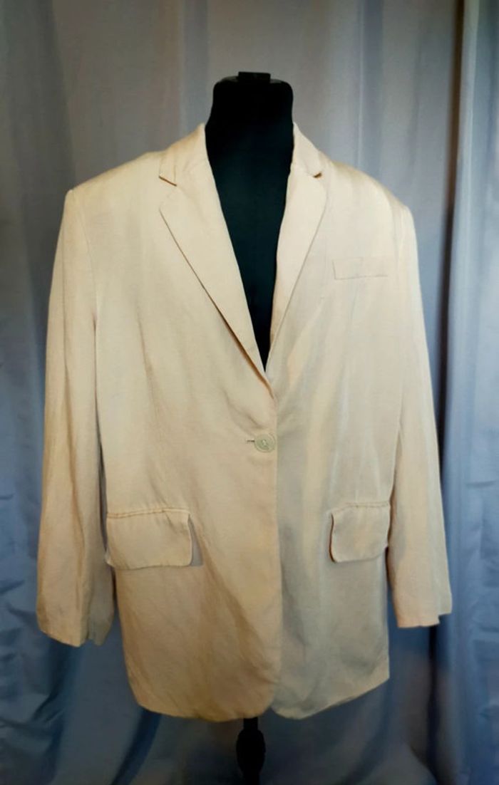 Veste blazer H&M – Taille M – Lin & Viscose - photo numéro 17