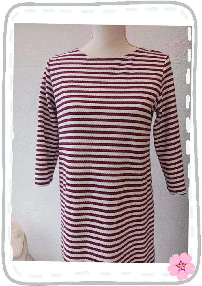 Robe pull marinière Cacha cache 38 M - photo numéro 2