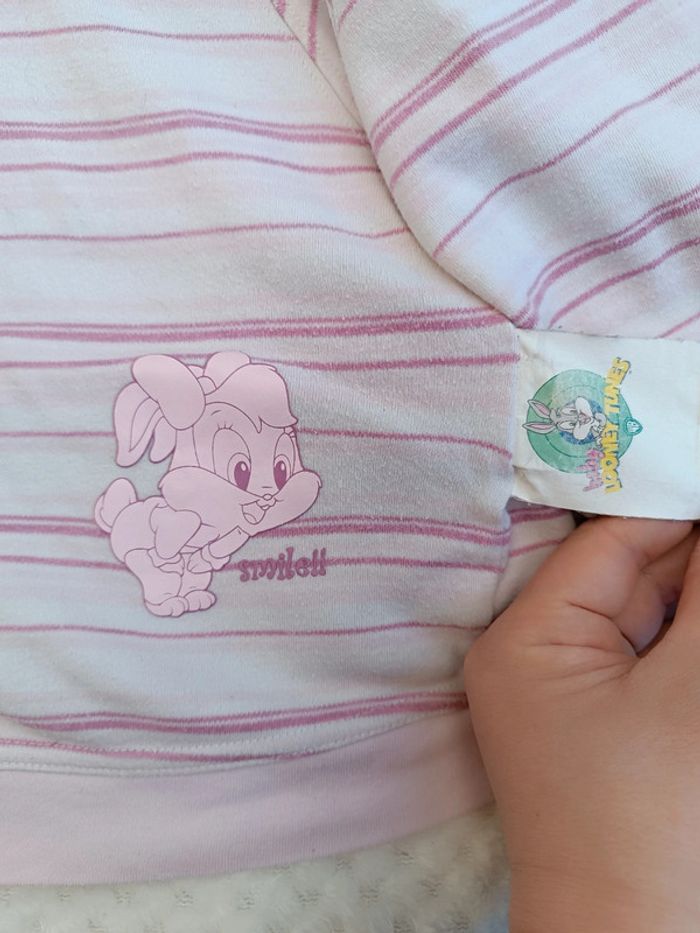 🔸Veste à capuche Lola Bunny Looney Tunes – 12 mois 🔸 - photo numéro 5