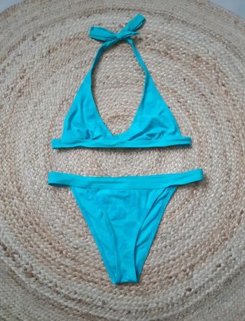 Maillot de bain 2 pièces à pois Tex