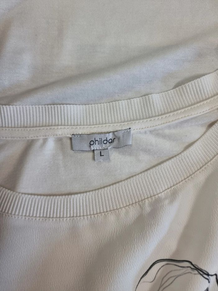 Phildar blouse motif devant * taille L * - photo numéro 6