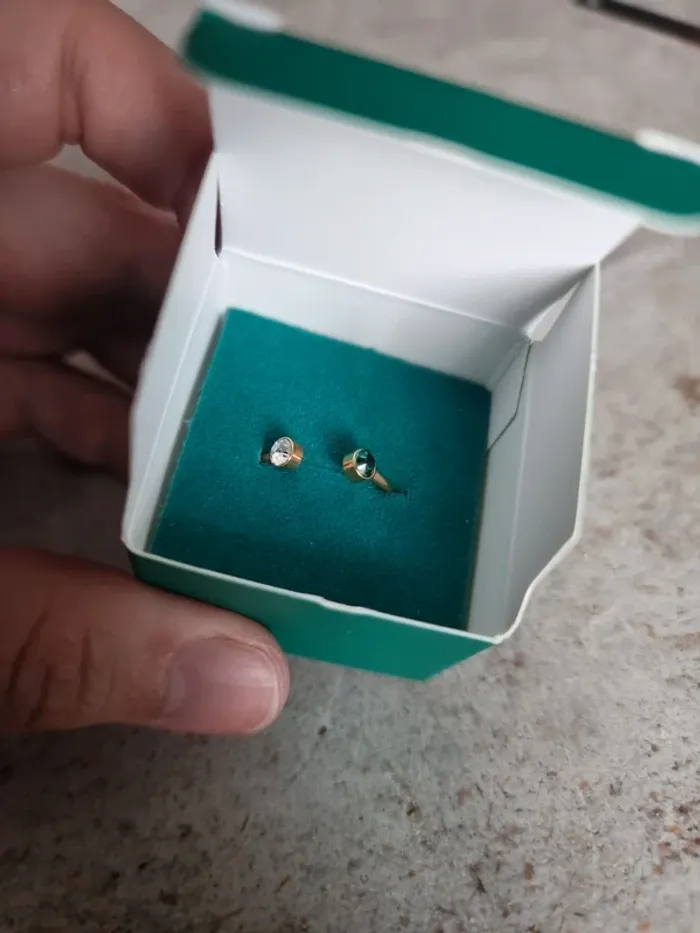 Bague ajustable doré biotifull box - photo numéro 4