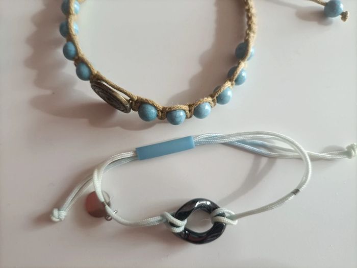 Lot bracelets turquoise - photo numéro 3