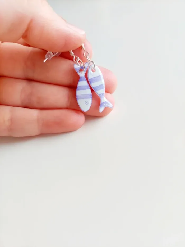 Boucles d'oreilles poissons