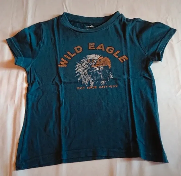 Tee-shirt marine motif aigle