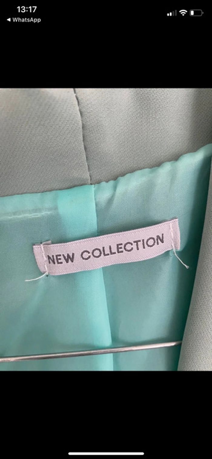 Veste de tailleur/ blazer taille unique vert d eau - photo numéro 2