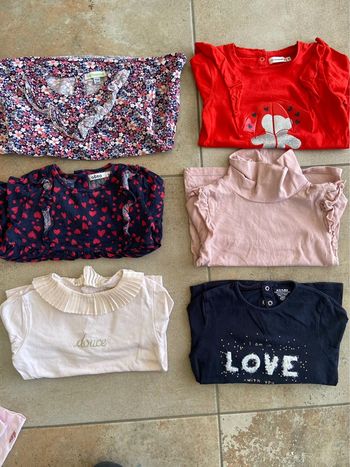 Lot t shirts 3 ans
