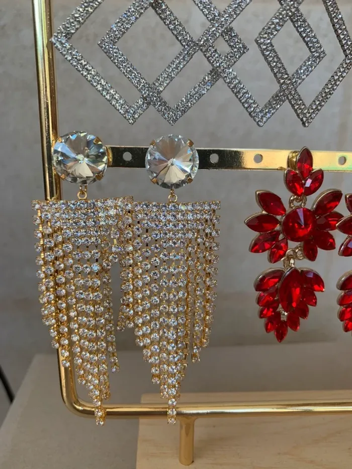Boucle d’oreille 1 paire bijoux fantaisies - photo numéro 3