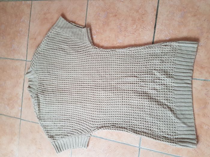 Long gilet été femme 46-18 beige Grain de Malice - photo numéro 3