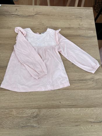T-Shirt manches longues fille TAO Tape à l’œil taille 3 ans