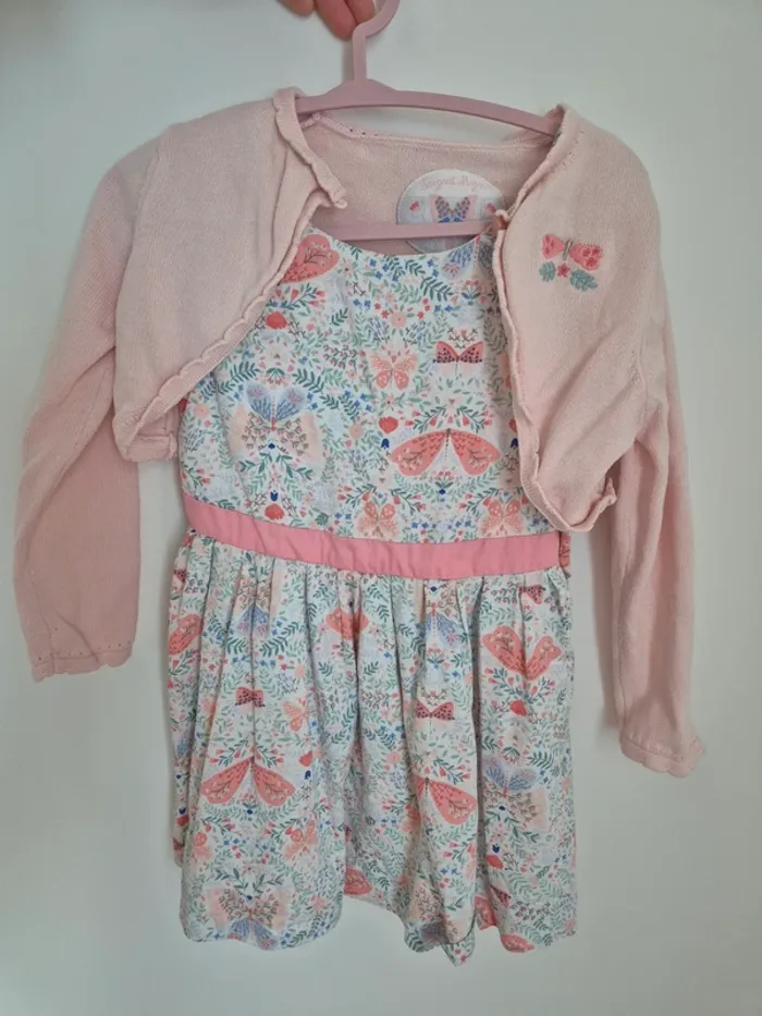 Ensemble robe été et gilet 2 ans sergent major