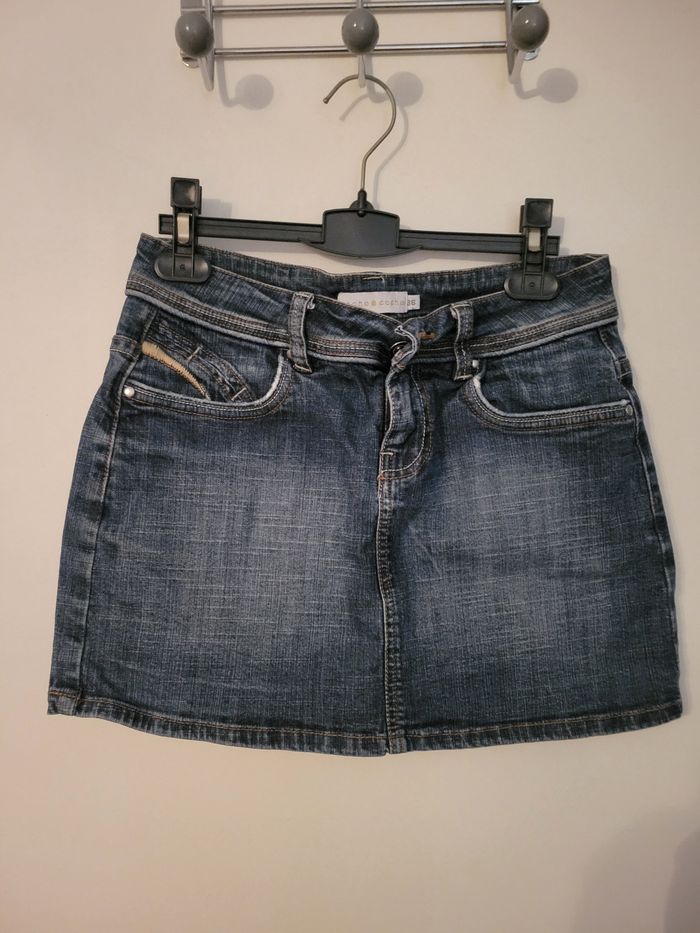 Mini jupe jean Cache Cache T. 36