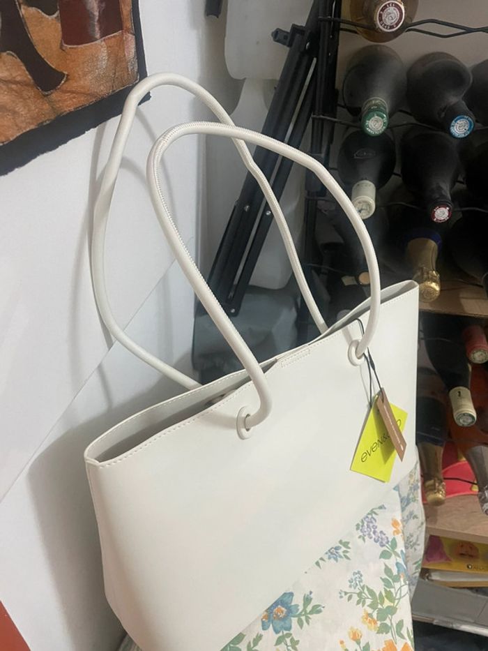 Sac de très grande marque 🌷 Sac à main blanc zalando Even&odd - photo numéro 7