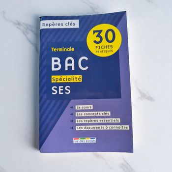 Livre Bac spécialité SES
