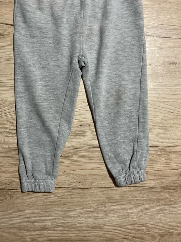 Jogging simple gris sans poche bébé garçon 12/18 mois MO Kids - photo numéro 2