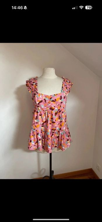 Belle blouse fluide Promod en gaze de coton 🌸 M 38 40