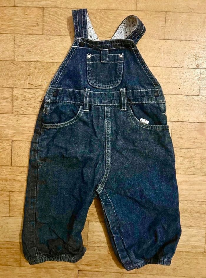 Salopette en Jean Bébé Fille - Bout'chou - Taille 6 Mois - TBE ✨ - photo numéro 2