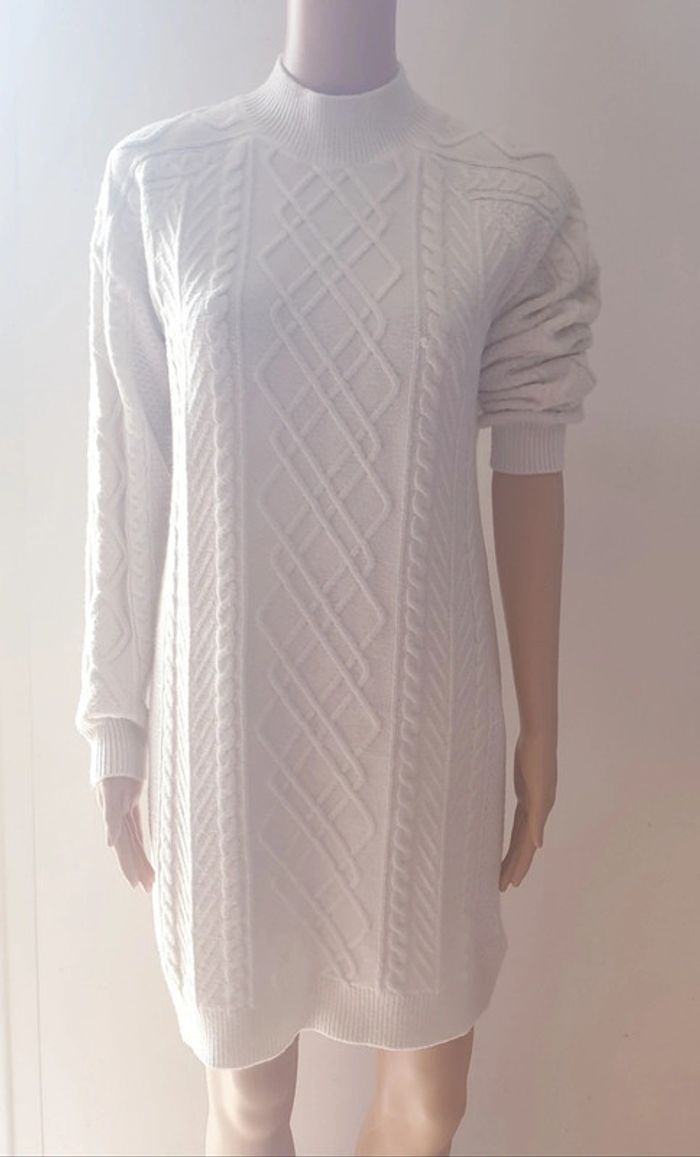 💜 RObe pull en laine taille M 38 Cache Cache #emyfleury_38femme