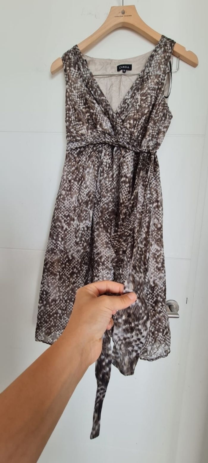 Robe en soie Caroll - photo numéro 4