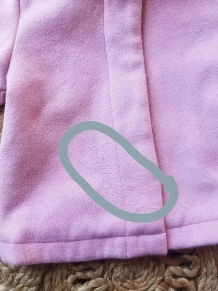 Manteau bébé fille 62cm 3 mois - photo numéro 5