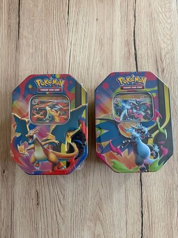 Lot de 2 Boîtes Pokémon Méga-Dracaufeu EX 