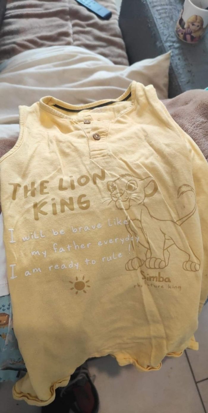 Combi short le roi lion