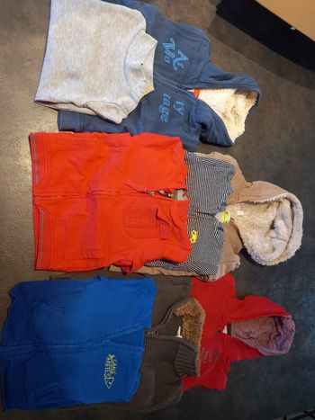 Lot vestes hiver 23/24 mois garçon