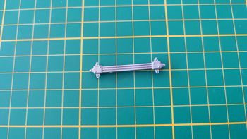 Baguette latérale pièce détachée miniature burago bugatti type 59 1934 1/18 #B57