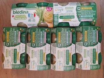 Lot de 12 pots de haricots verts 