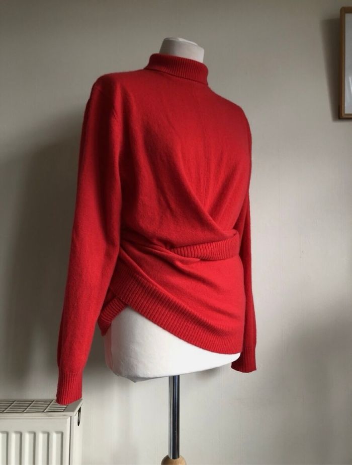 Pull rouge 100% cachemire
