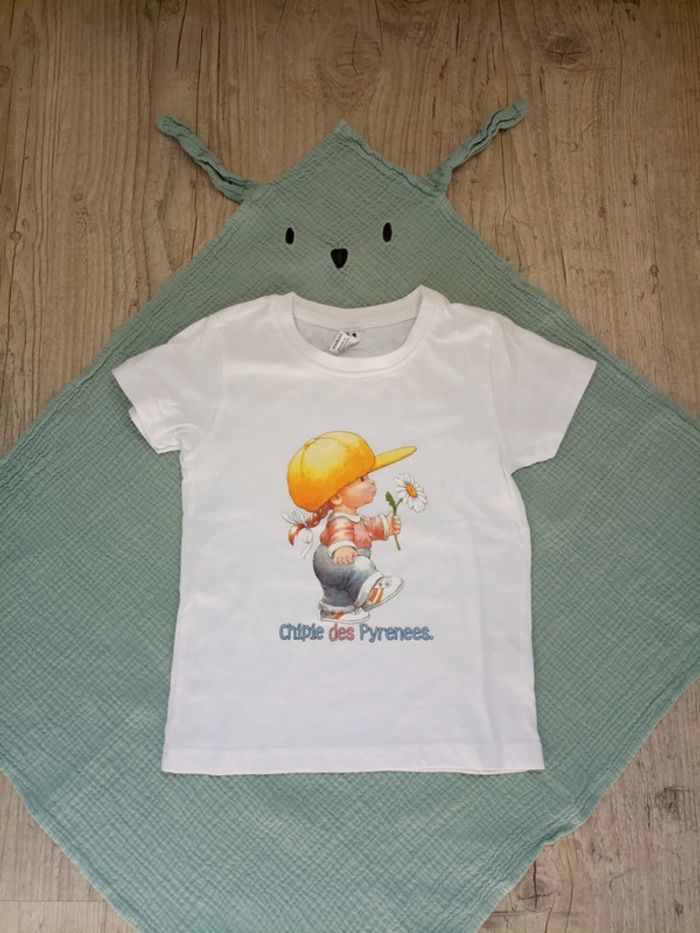 T-shirt fille 4 ans chipie des Pyrénées