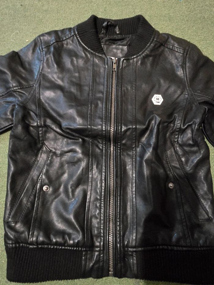 Manteau cuir garçon - photo numéro 2
