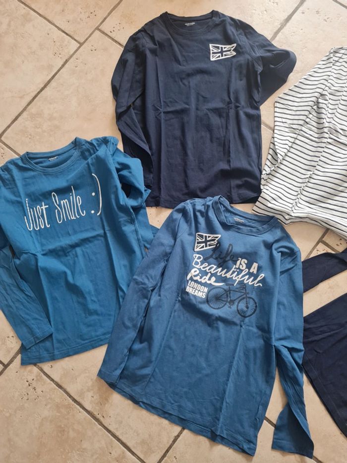 5 hauts manches longues 14 ans vertbaudet neuf - photo numéro 8